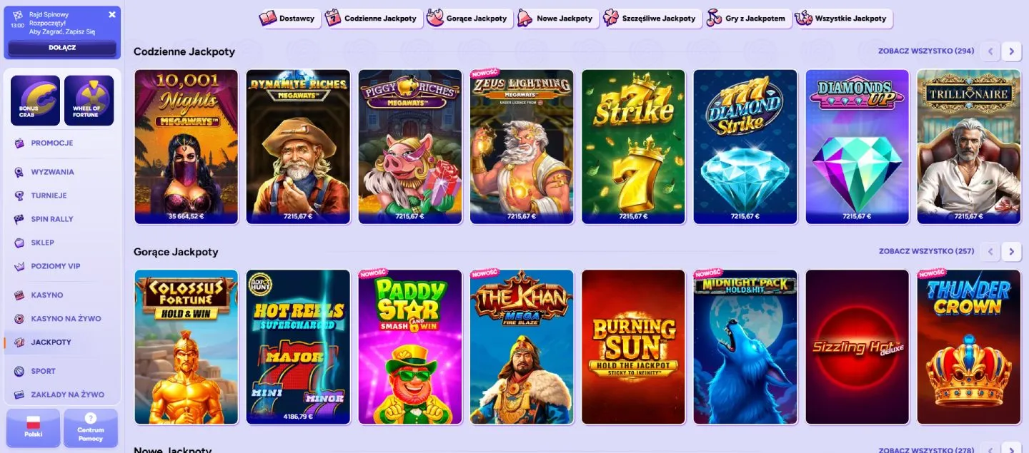 Natychmiastowe gry typu Crash Natychmiastowe gry typu Crash